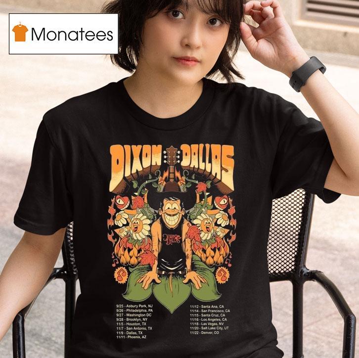 Dixon Dallas Tour 2025 Dates Guitar Flower Shirt