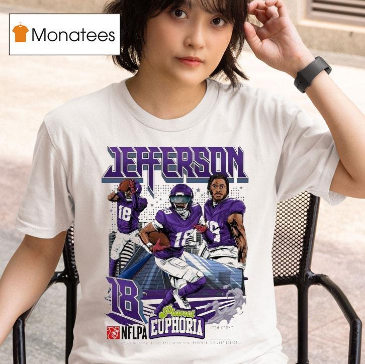 Justin Jefferson Planet Euphoria Baltimore Ravens Shirt