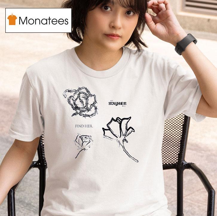 Lady Gaga Roses Tシャツ Lady Gaga The Mayhem Ball Find Her Bring Her To Me Roses Shirt
