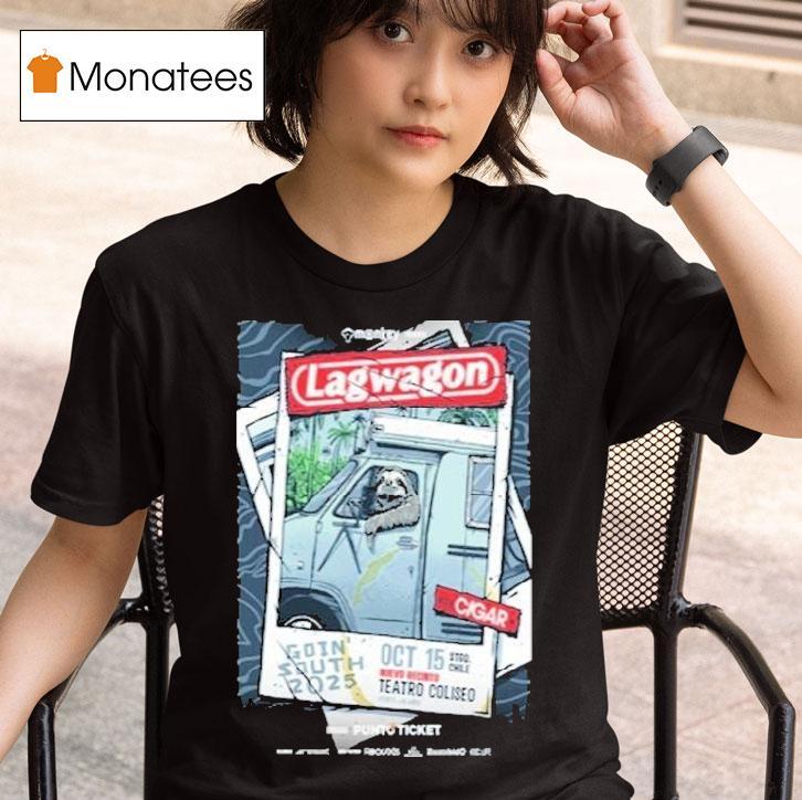 Lagwagon October 15 2025 Santiago De Chile Tour Shirt