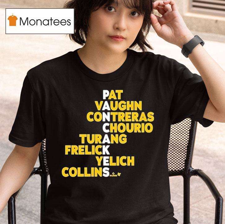 Milwaukee Brewers Pancakes Pat Vaughn Contreras Chourio Turang Frelick Yelich Collins Names Shirt