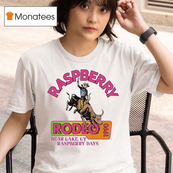 Raspberry Rodeo Bear Lake Ut Raspberry Days 1990 Shirt