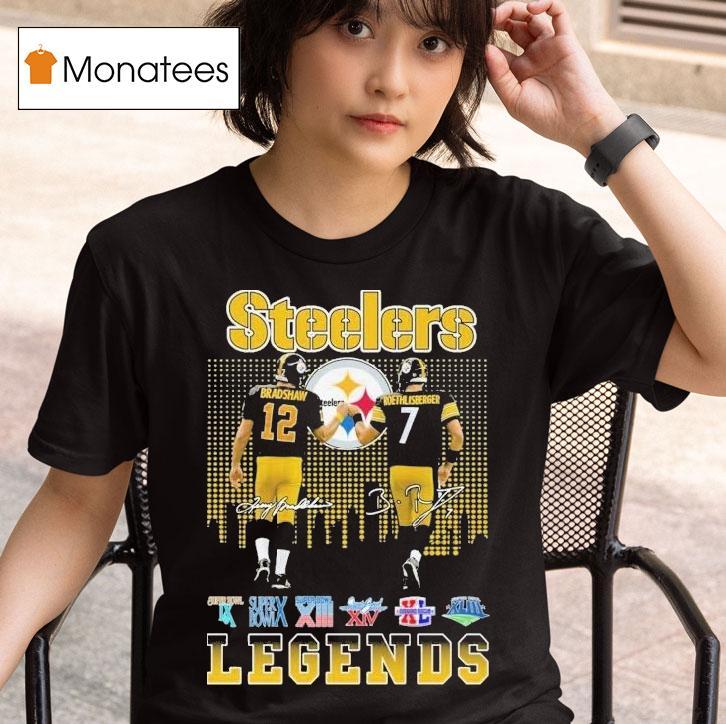 Terry Bradshaw X Ben Roethlisberger Slers Legends Signatures Shirt