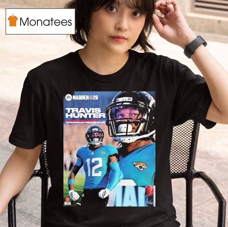 Travis Hunter Madden Nfl 26 Jacksonville Jaguars Cornerback Wide Receiver American Shirt