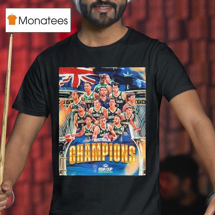 Australia Basketball Has Been Winner The Fiba Asia Cup Saudi Arabia 2025 Shirt