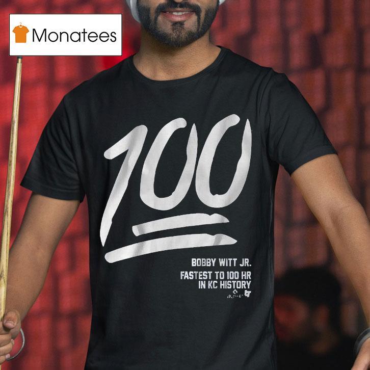 Bobby Witt Jr 100 Fastest To 100 Hr In Kc History Shirt