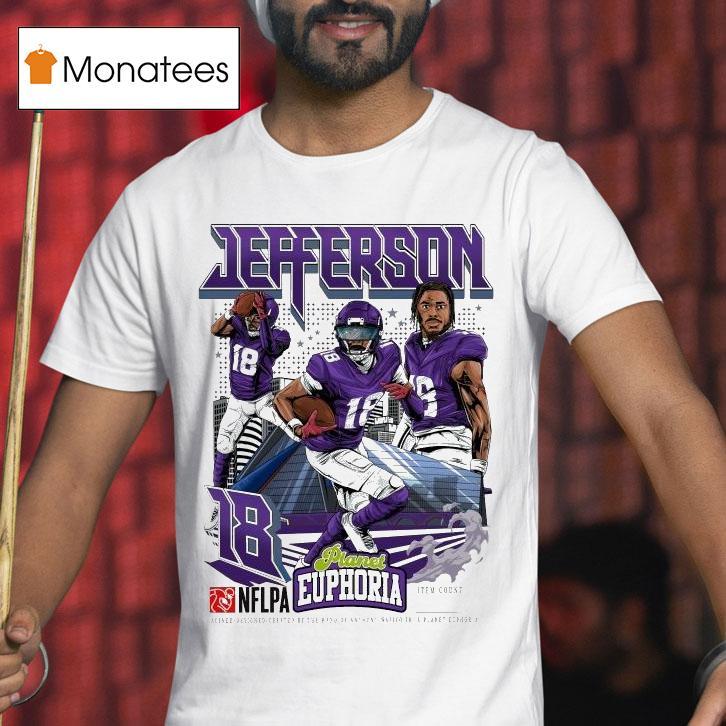 Justin Jefferson Planet Euphoria Baltimore Ravens Shirt