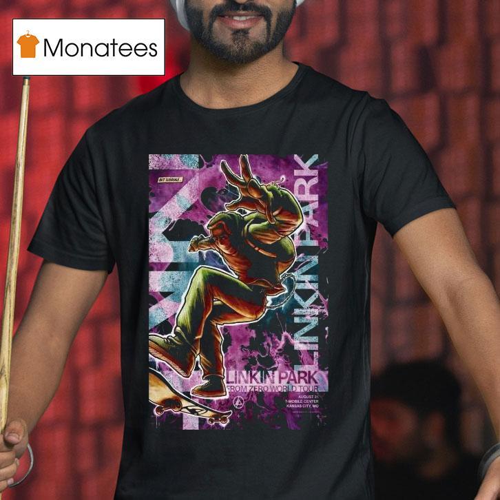Linkin Park From Zero World Tour 2025 Sep 21 Vancouver, Bc Skate Shirt