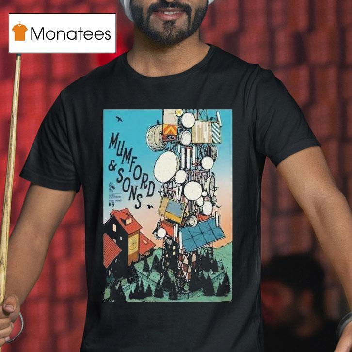 Mumford And Sons In Bonner Springs Ks On July 24 2025 Shirt