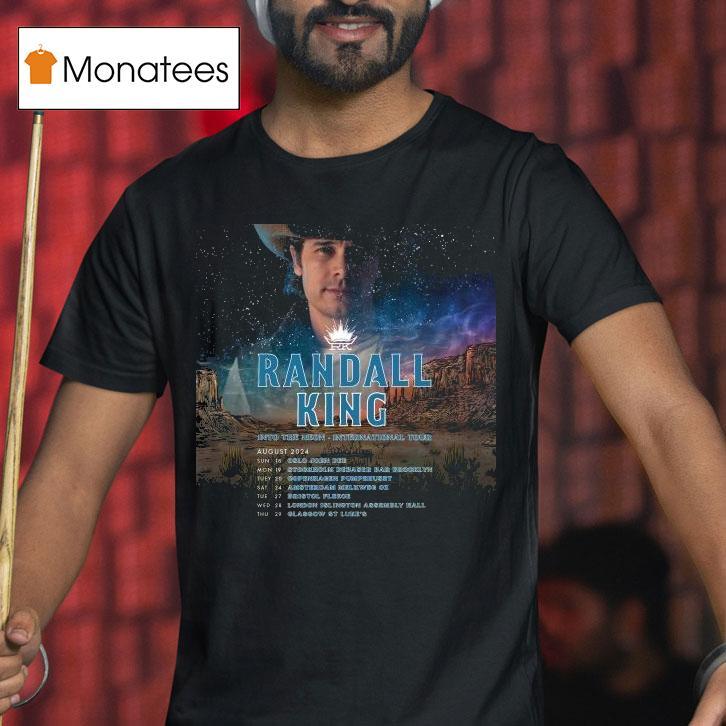 Randall King Into The Neon International Tour 2024 Dates Shirt
