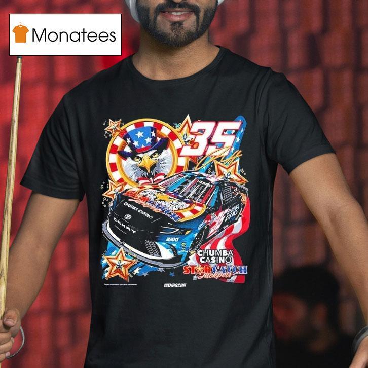 Riley Herbst Chumba Casino 23xi Racing Nascar Eagle Shirt