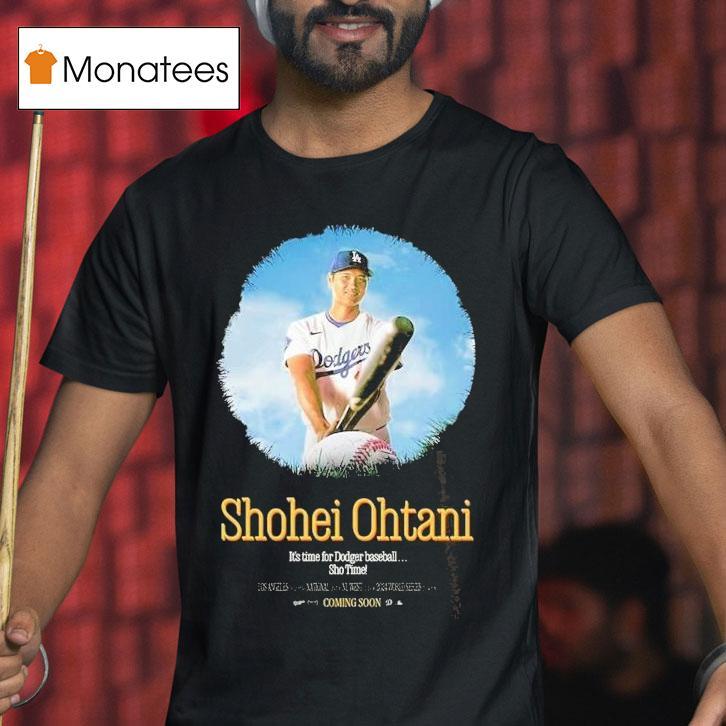 Shohei Ohtani Los Angeles Dodgers 44th Home Run Mlb Baseball 2025 It's Time Sho Time Shirt