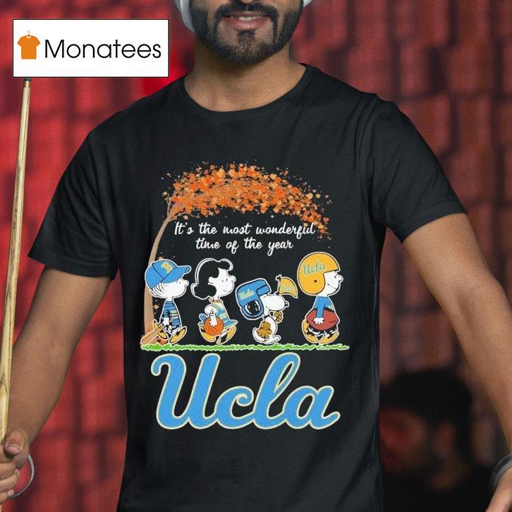 Snoopy The Peanuts Ucla Bruins It's The Most Wonderful Time Of The Year Shirt
