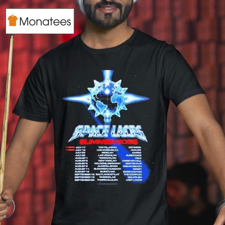 Space Laces Summer 2025 Tour Dates Shirt