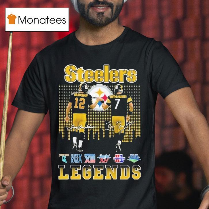 Terry Bradshaw X Ben Roethlisberger Slers Legends Signatures Shirt
