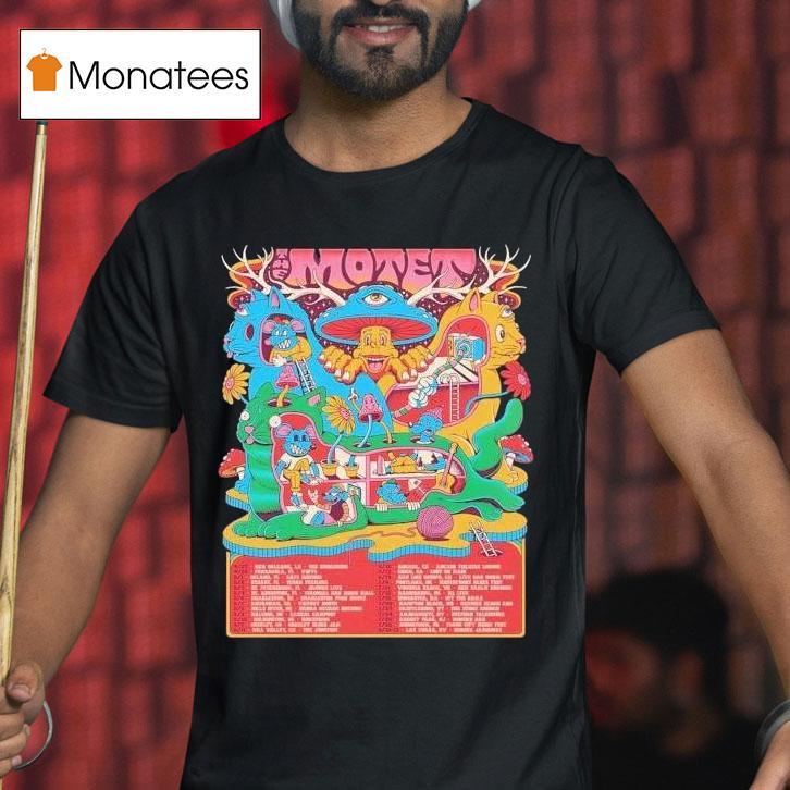 The Motet Summer Tour 2025 North American Cities Dates Shirt