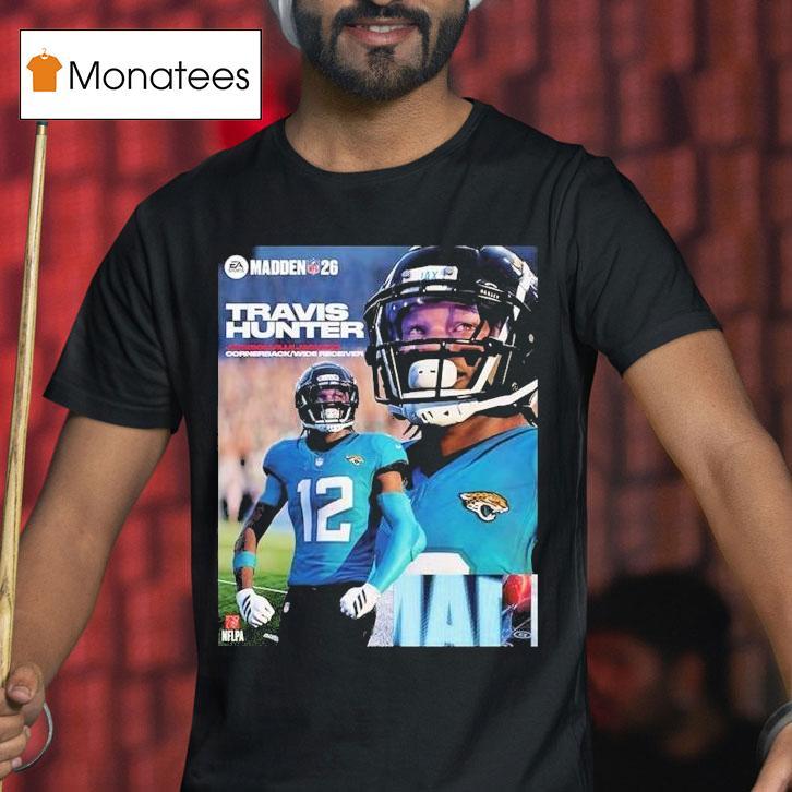 Travis Hunter Madden Nfl 26 Jacksonville Jaguars Cornerback Wide Receiver American Shirt