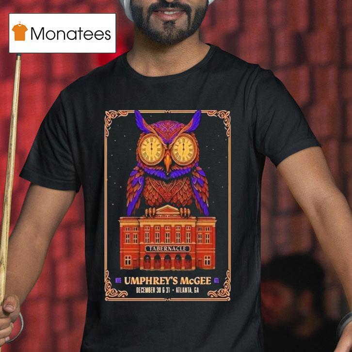 Umphrey's Mcgee Dec 30-31 2025 Atlanta Ga Tour Shirt