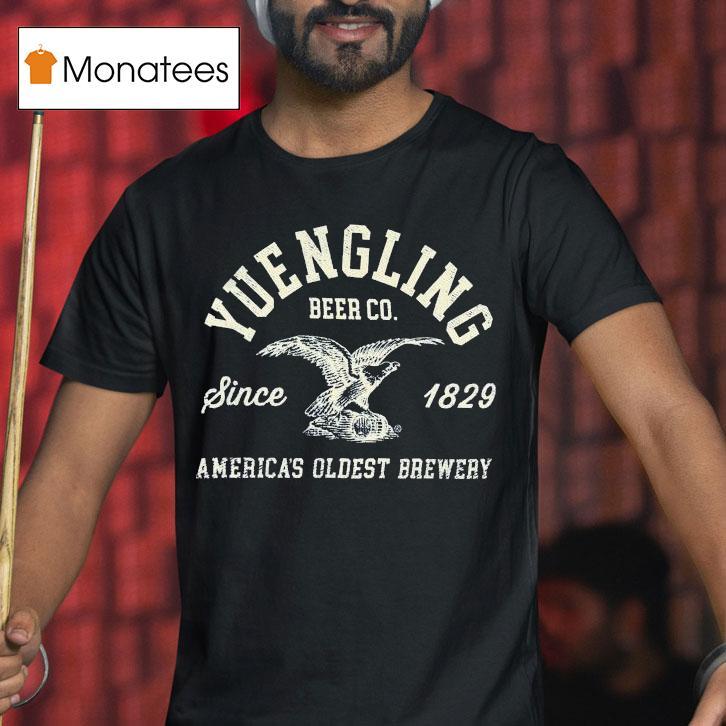 Yuengling Beer Co. America's Oldest Brewery Since 1829 Eagle Shirt