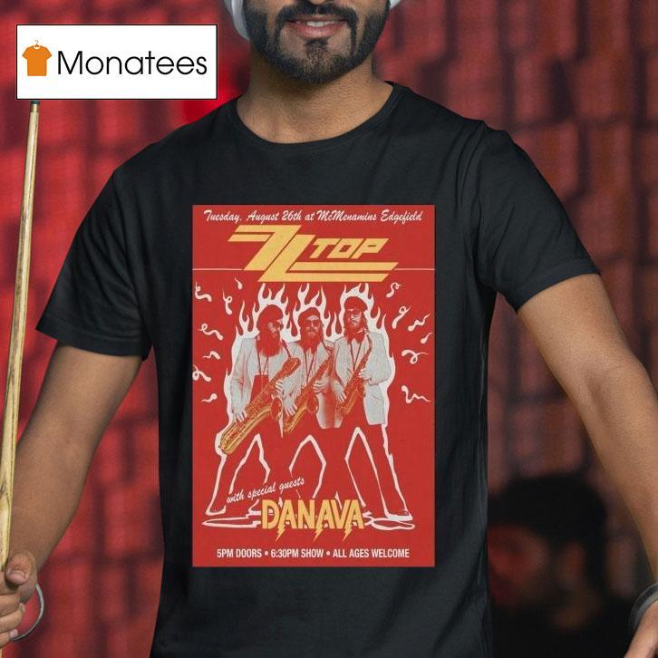 Zztop All Ages Welcome Danava Tour 2025 Shirt