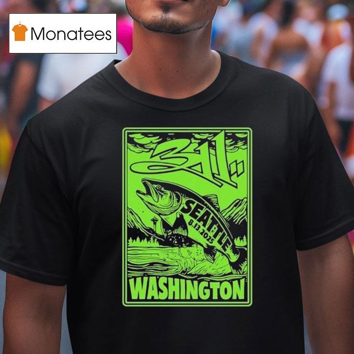 311 Aug 13 2025 Concert Marymoor Park In Redmond, Washington Fish Shirt