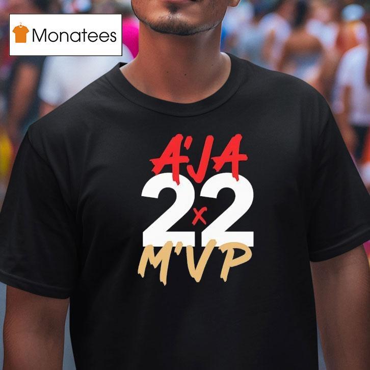 A'ja Wilson 22 Mvp Las Vegas Aces Basketball Shirt