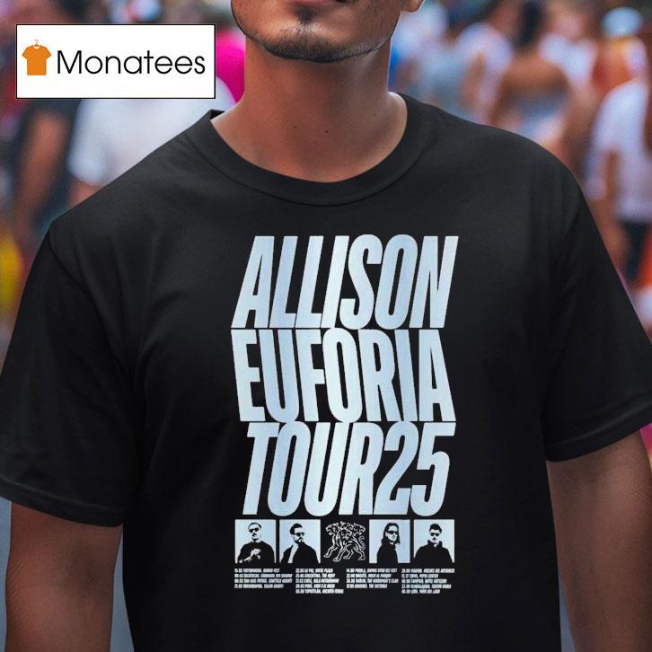 Allison Euforia Tour 2025 Dates Photo Shirt