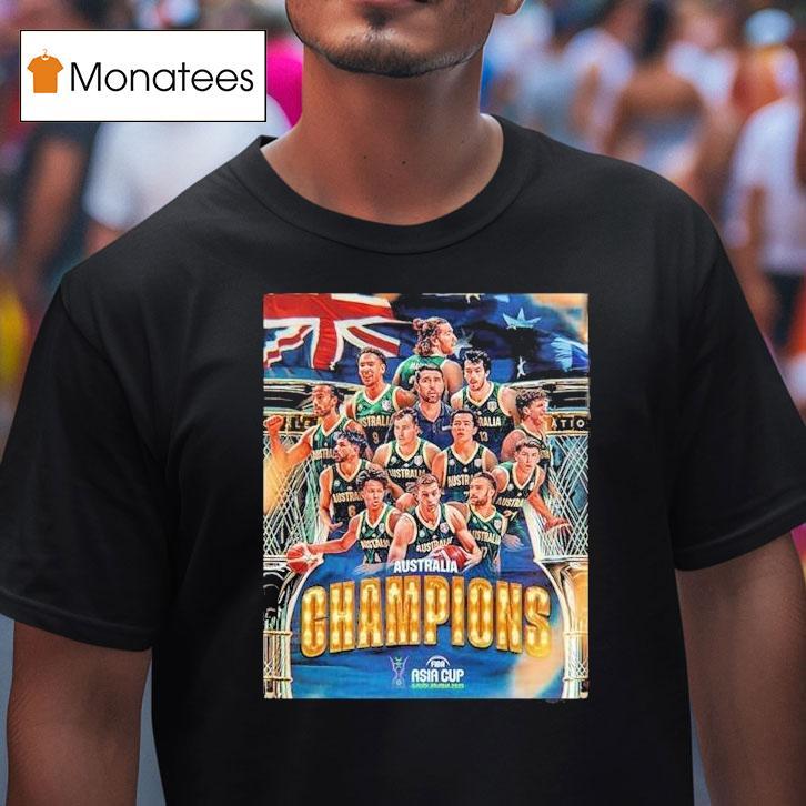 Australia Basketball Has Been Winner The Fiba Asia Cup Saudi Arabia 2025 Shirt