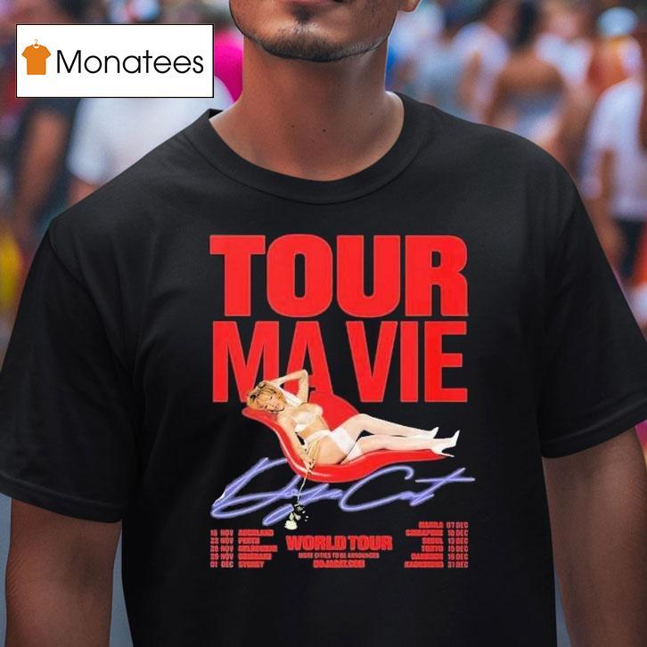 Doja Cat Ma Vie World Tour 2025 5th Album And Jealous Type With Dates Shirt