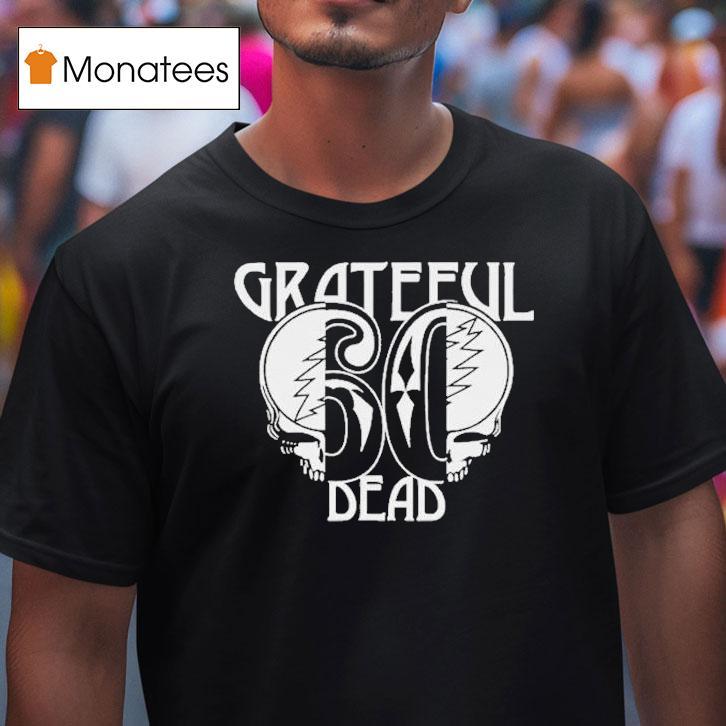 Grateful Dead 60th Anniversary Split Stealie Logo Shirt