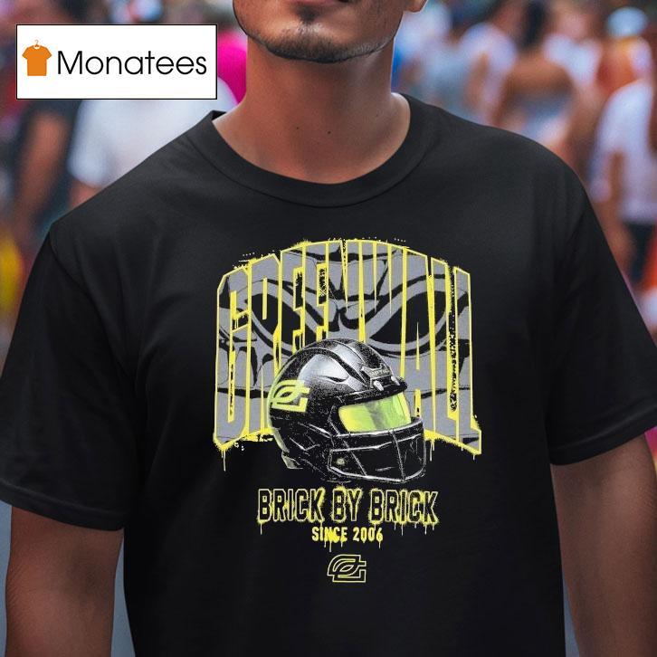 Greenwall Brick By Brick Since 2006 2025 Helmet Optic Day Shirt