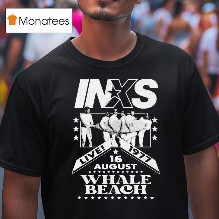 Inxs Whale Beach Live 1977 Flyer Shirt