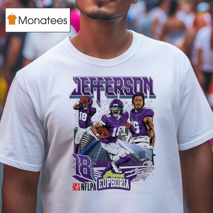 Justin Jefferson Planet Euphoria Baltimore Ravens Shirt