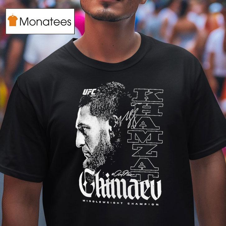 Khamzat Chimaev Ufc 319 #andnew World Men's Middleweight Champion Shirt