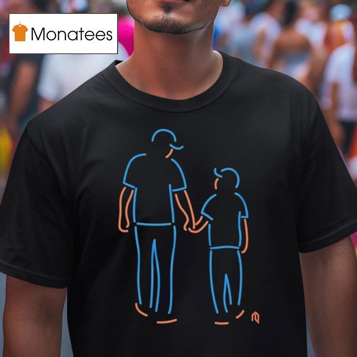 New York Mets Father Son Neon Shirt