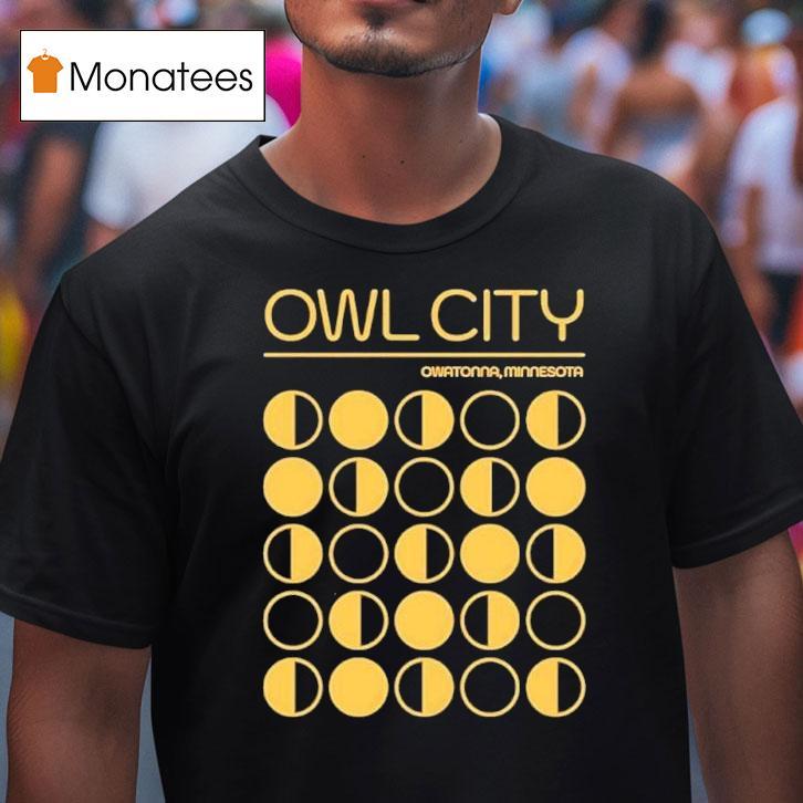 Owl City Owatonna Minnesota Moon Phase Shirt