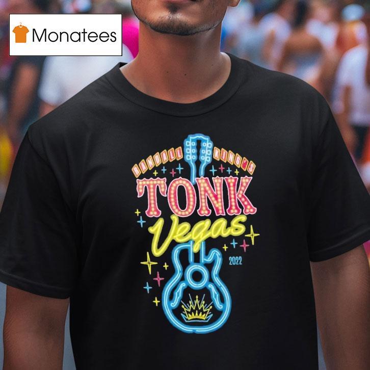 Randall King Tonk Vegas Guitar Neon Shirt