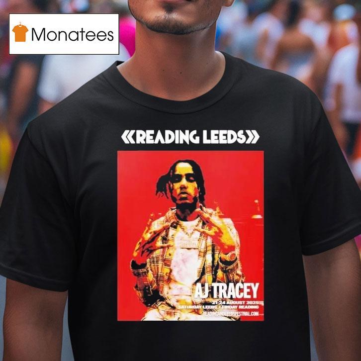 Reading And Leeds Festival 2025 On August 21 To August 24 Aj Tracey For England Friday Reading And Saturday Leeds Shirt