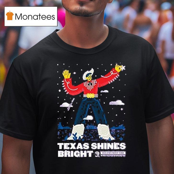 State Fair Of Texas 2025 Commemorative Art Texas Shines Bright Shirt