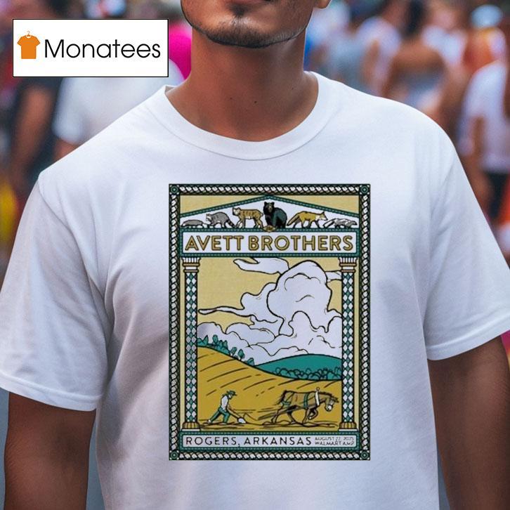 The Avett Brothers 08-22-2025 Tour Rogers, Arkansas Shirt