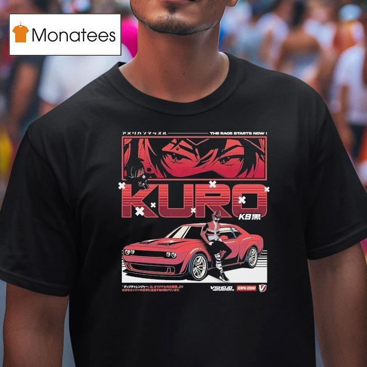 Vshojo X Senpai Squad Kuro The Race Starts Now Shirt