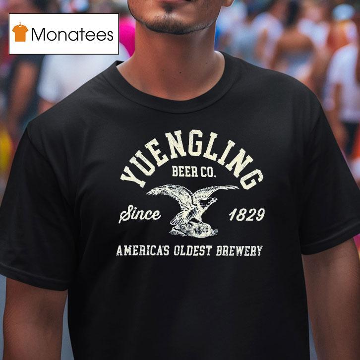 Yuengling Beer Co. America's Oldest Brewery Since 1829 Eagle Shirt