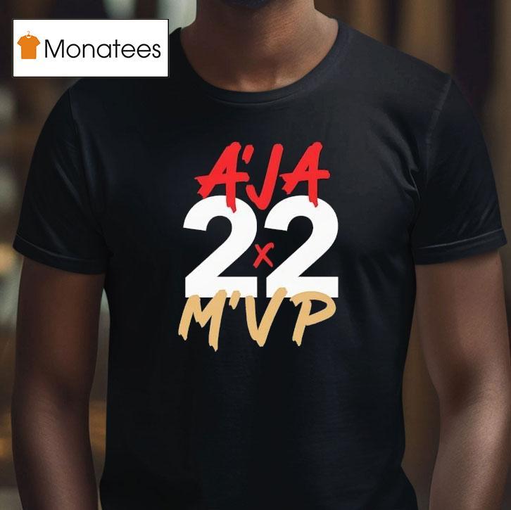 A'ja Wilson 22 Mvp Las Vegas Aces Basketball Shirt