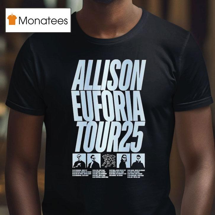 Allison Euforia Tour 2025 Dates Photo Shirt