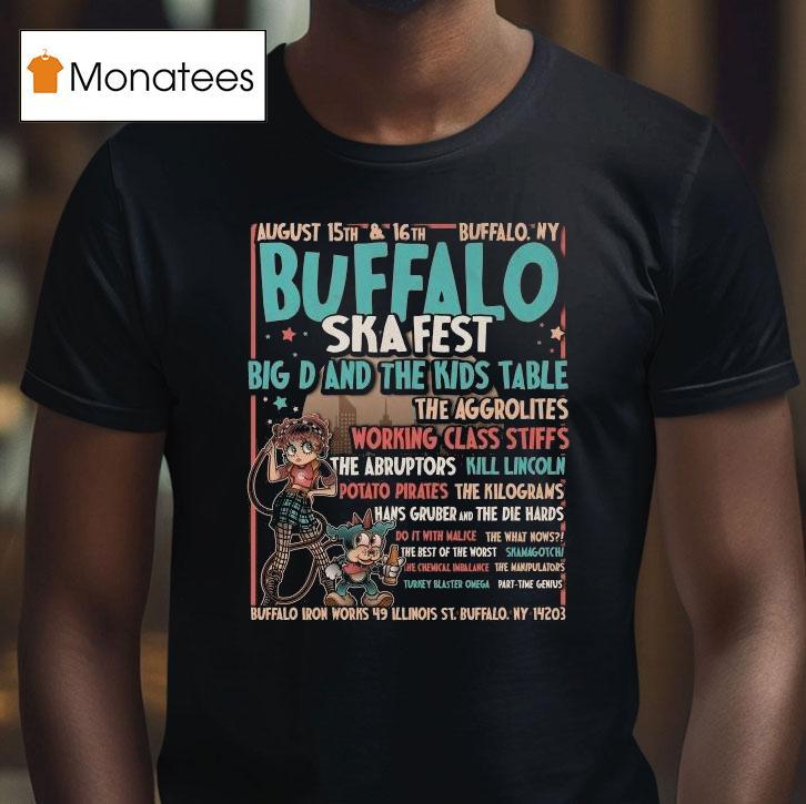 Buffalo Ska Fest 2025 August 15-16 At Buffalo Iron Works New York Betty Boop Shirt