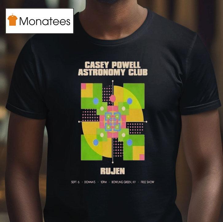 Casey Powell Astronomy Club Sept 6 2025 In Bowling Green Ky Shirt