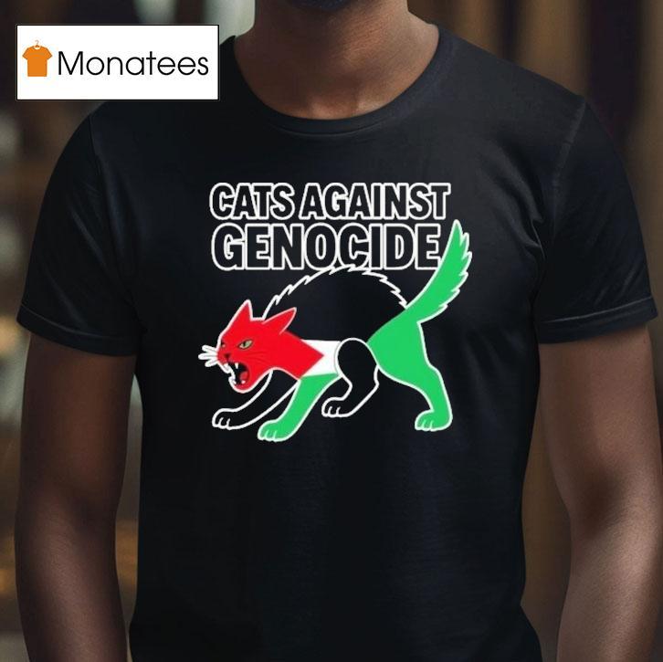 Cats Against Genocide Palestine Shirt
