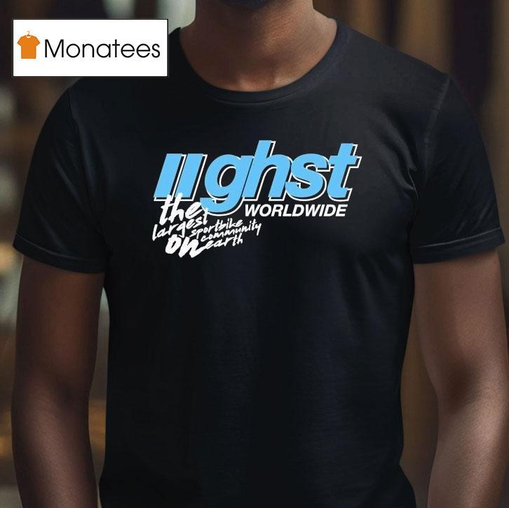 Ghost Racing Ghost The Largest Sportbike Community On Earth Worldwide Shirt