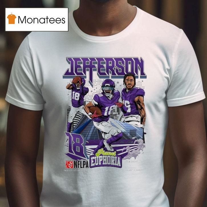 Justin Jefferson Planet Euphoria Baltimore Ravens Shirt