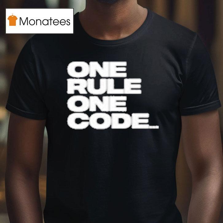 Kevin Ross One Rule One Code Shirt